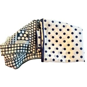 Vera Neumann & Italian Polka Dot Scarf Bundle